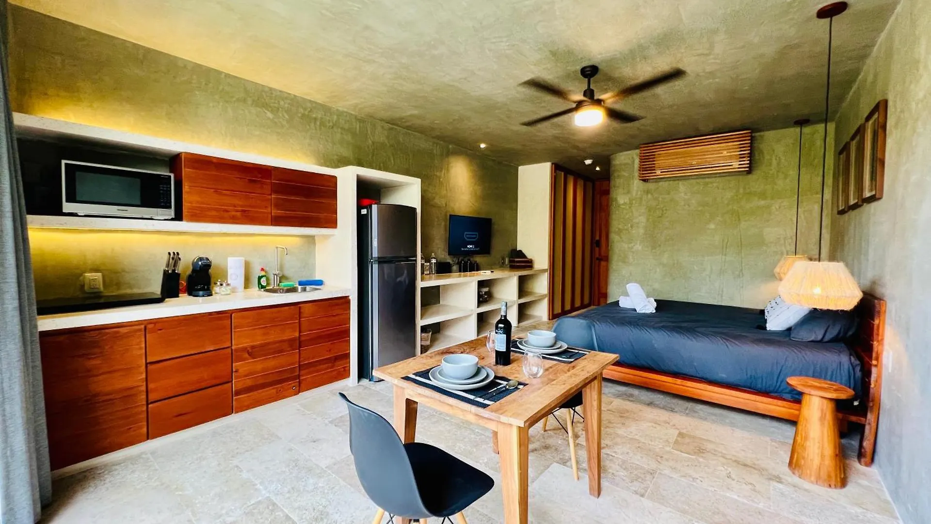 108B2 Seremonia Origen Private Pool Apartment King Bed Kitchen Tulum
